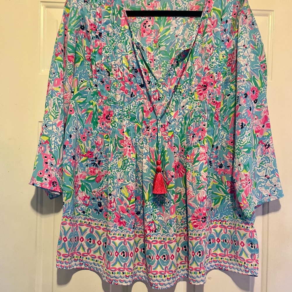 Lilly Pulitzer Marlina Tunic Top,  Large